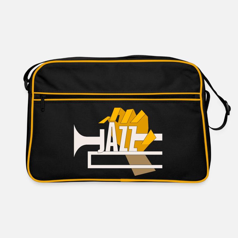 Tshirt Trompette Jazz Sac Retro