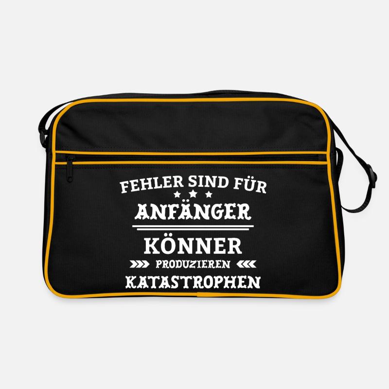 Mistakes Are For Beginners - Office Work Humor Retro Bag