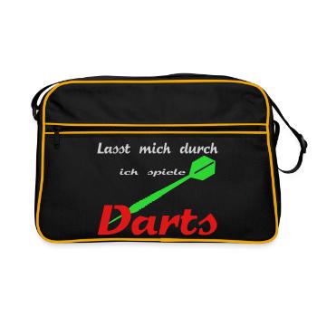 darts - Retro Bag - black/gold - Front