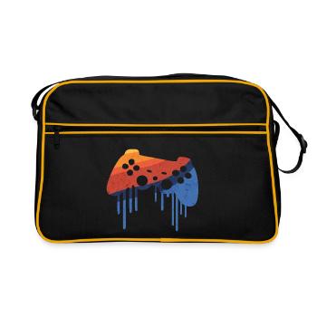 Gamer Retro - Retro Bag - black/gold - Front