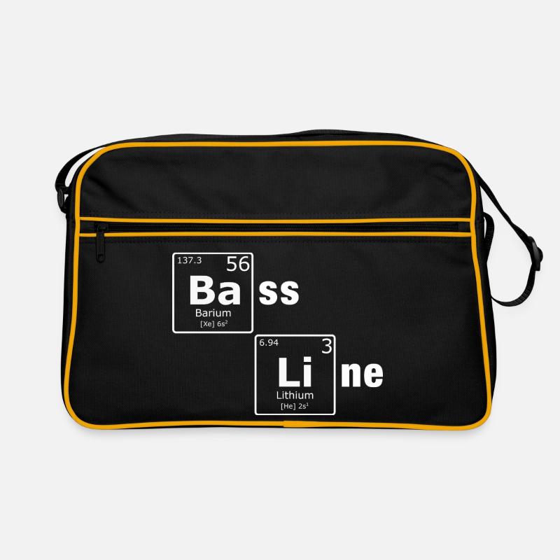 Ligne de basse PSE Éléments du tableau périodique Nerd Sac Retro