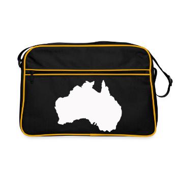 Australia Silhouette Minimal - Sac Retro - noir/or - Devant