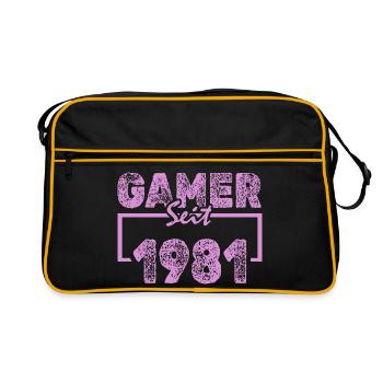 Typing 1981 - Retro Bag - black/gold - Front