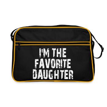 Favoris de la famille Cadeaux & plus encore Je suis le fils préféré - Sac Retro - noir/or - Devant