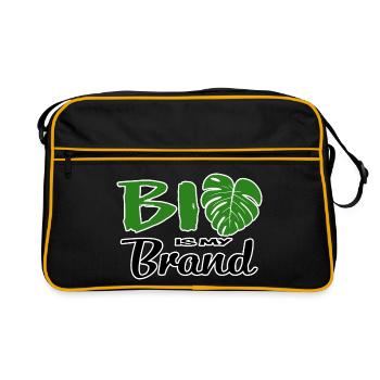 Bio is my Brand - Retro Bag - black/gold - Front