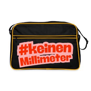 None not a millimeter to the right - Retro Bag - black/gold - Front