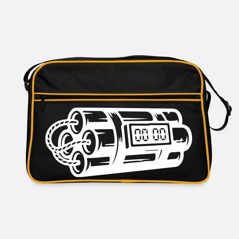 Time Bomb Explosive Dynamite Retro Bag