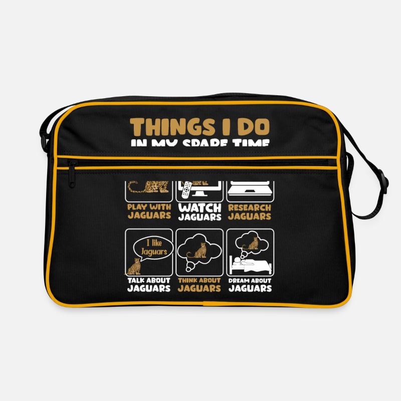 Liebes jaguar zeit geschenk Retro Tasche