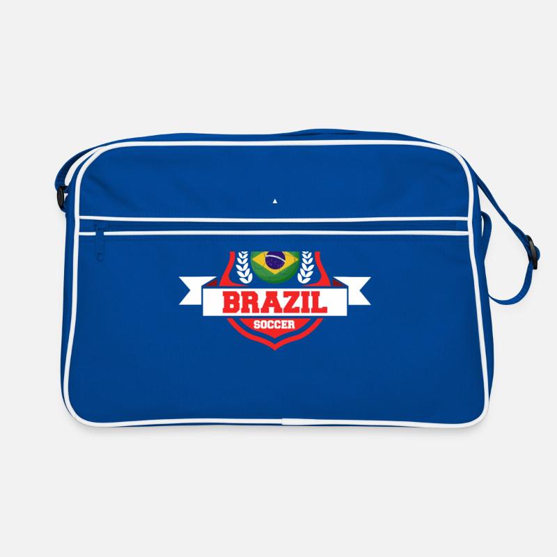 Brasilien fußball geschenk Retro Tasche