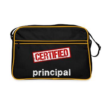Manager - Retro Tasche - Schwarz/Gold - Vorne