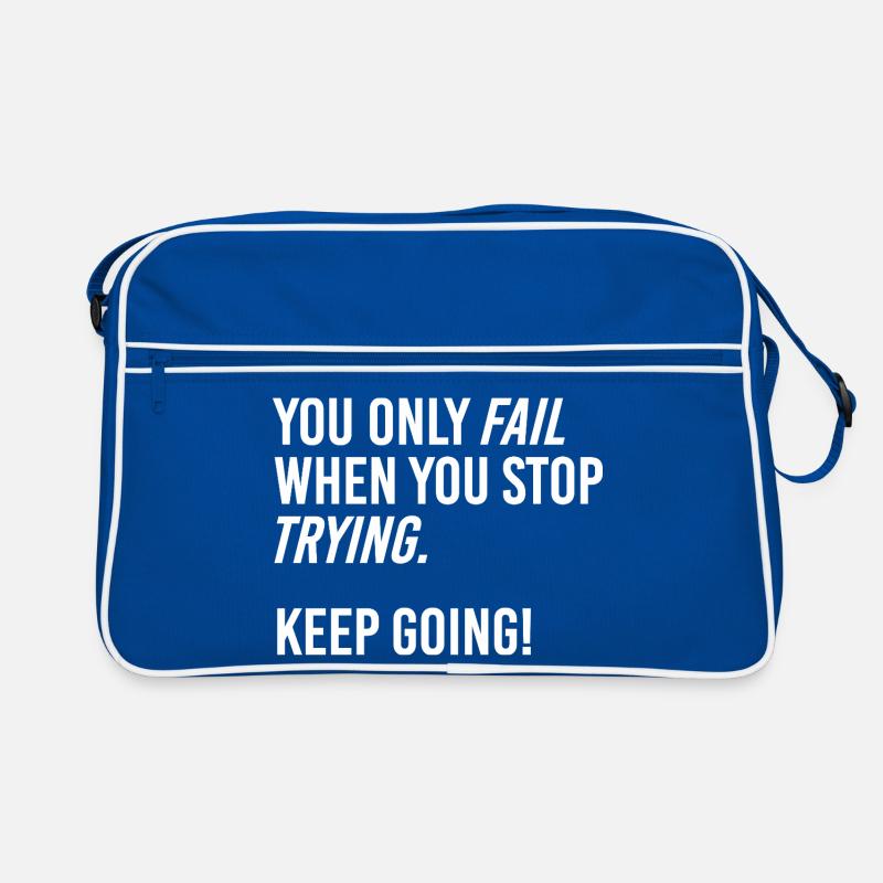 Keep going Retro Tasche