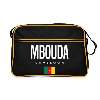 Mbouda Cameroun Camerounais - Sac Retro - noir/or - Devant