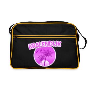 KRALENDIJK - Retro Bag - black/gold - Front