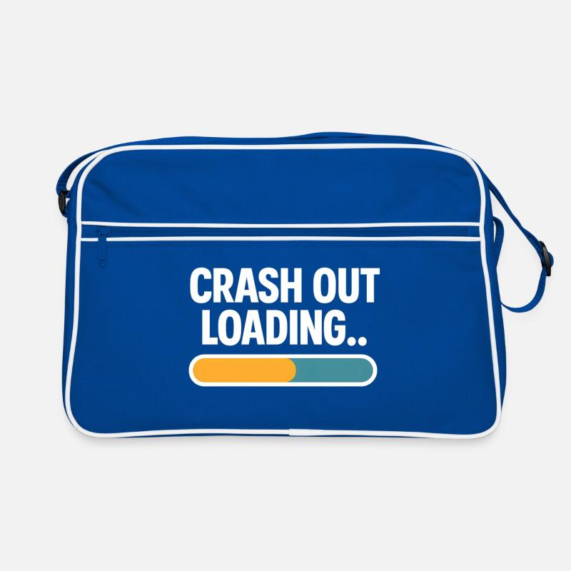 Crash Out Loading Progress Bar Funny Saying Retro Bag