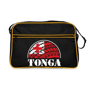 Tonga Tonga Tonga Rugby Tonga - Sac Retro - noir/or - Devant