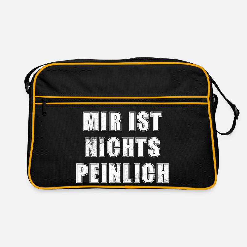 Better embarrassing than boring funny gift Retro Bag