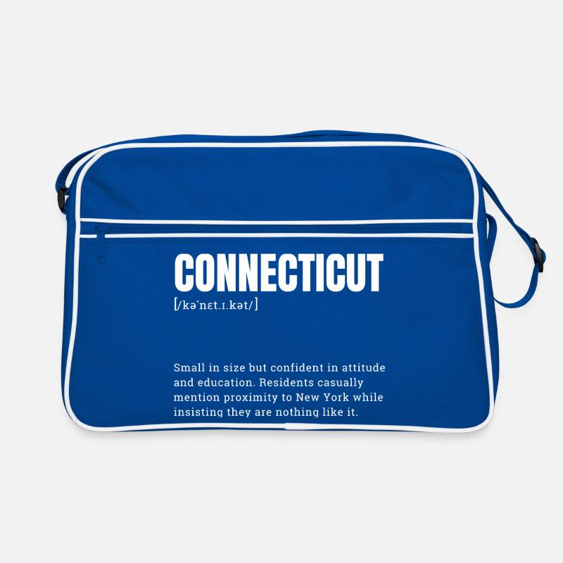 Connecticut Attitude Glyph Retro Bag