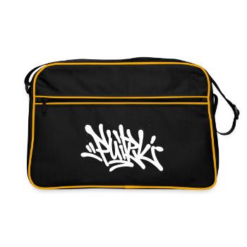 Tags : Spray pour graffiti, art urbain - Sac Retro - noir/or - Devant