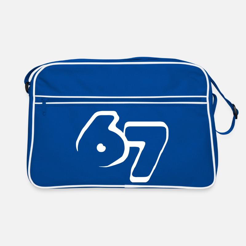 67 « six sept » tirés Sac Retro