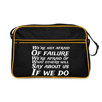 Citation de Fearless Over Opinions - Sac Retro - noir/or - Devant