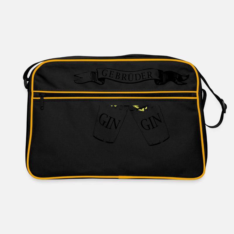 Gebrueder GIN (Gin and Tonic for Bros) Retro Tasche