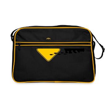Wombat, Sortez! - Sac Retro - noir/or - Devant