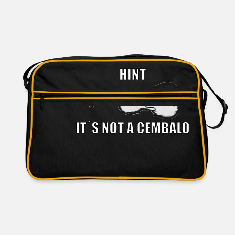 Music Meme Cello "Pas un clavecin" Sac Retro