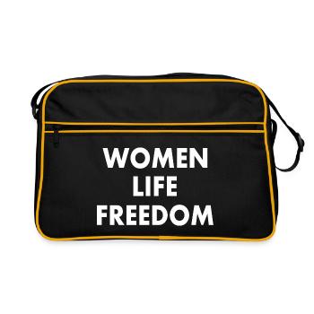 Women life freedom - Sac Retro - noir/or - Devant