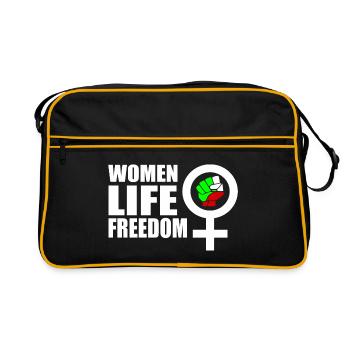 Women life freedom iran - Sac Retro - noir/or - Devant