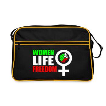 Women life freedom - Sac Retro - noir/or - Devant