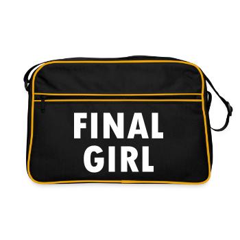 Final girl - Retro Bag - black/gold - Front
