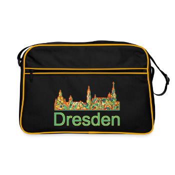 Dresde E 20 - Sac Retro - noir/or - Devant