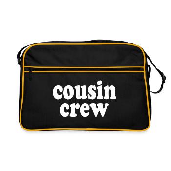 Cousin crew - Retro Bag - black/gold - Front