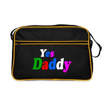 Yes daddy - Sac Retro - noir/or - Devant