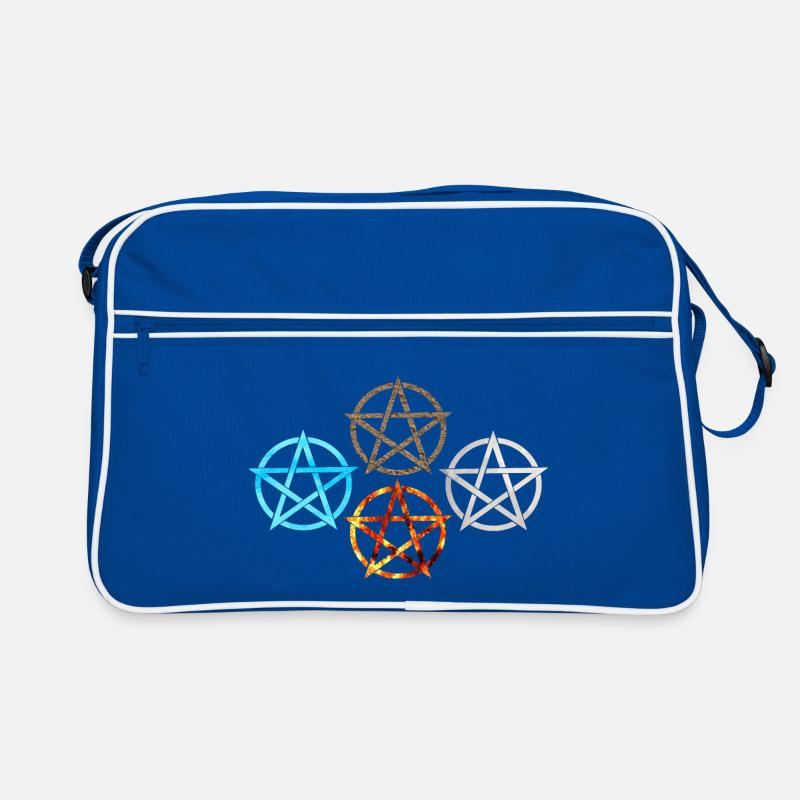 Pentagram Four Elements Retro Bag