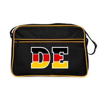 Allemagne - Sac Retro - noir/or - Devant