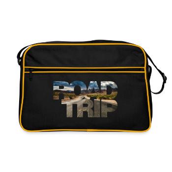 Road trip - Sac Retro - noir/or - Devant