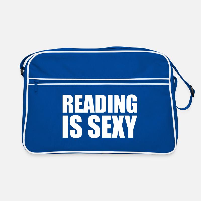 Reading is sexy Retro Tasche