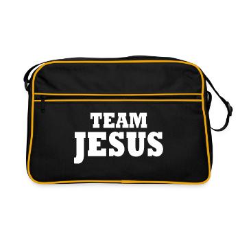 Team jesus - Sac Retro - noir/or - Devant