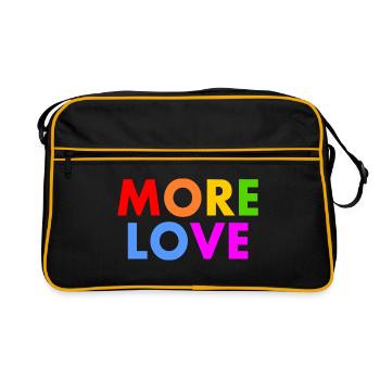 More love - Sac Retro - noir/or - Devant