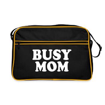 Busy mom - Sac Retro - noir/or - Devant