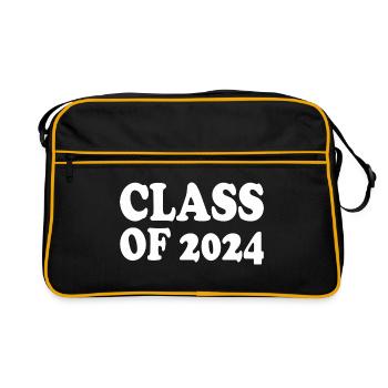 Class of 2024 - Retro Bag - black/gold - Front
