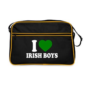 I love irish boys - Sac Retro - noir/or - Devant