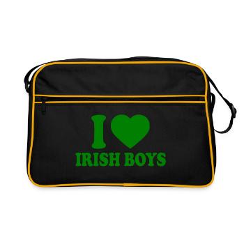 I love irish boys - Sac Retro - noir/or - Devant