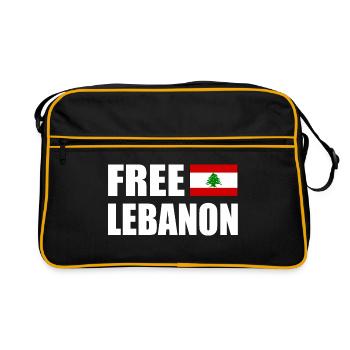 free lebanon - Sac Retro - noir/or - Devant