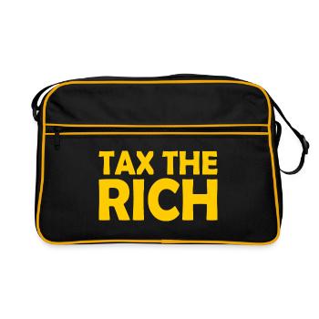 Tax the rich - Sac Retro - noir/or - Devant