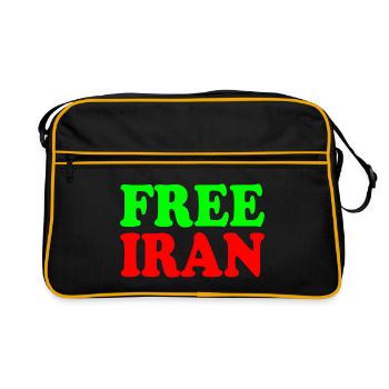 Free iran - Sac Retro - noir/or - Devant