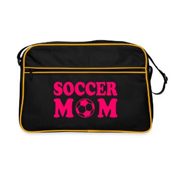 Soccer mom - Sac Retro - noir/or - Devant