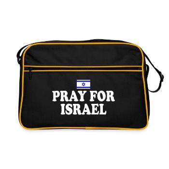 Pray for israel - Sac Retro - noir/or - Devant