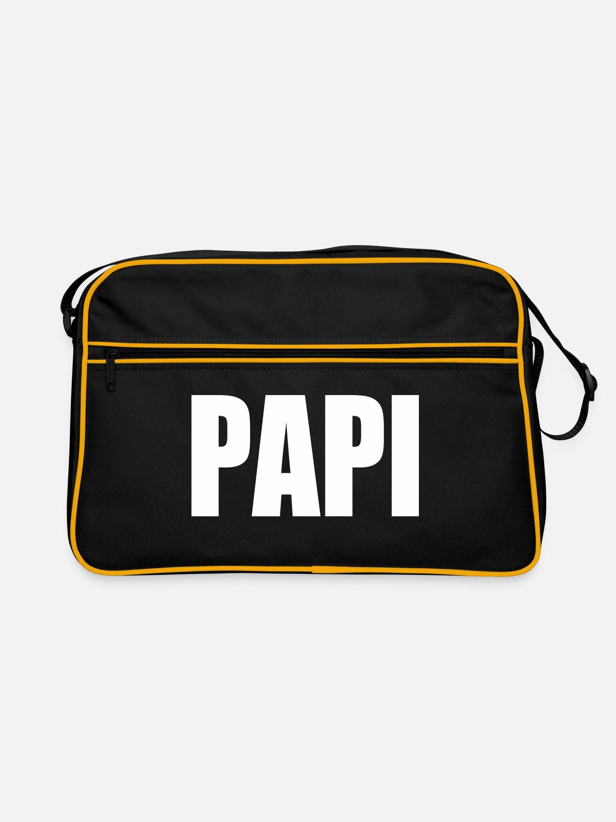 Papi - Sac Retro - noir/or - Devant